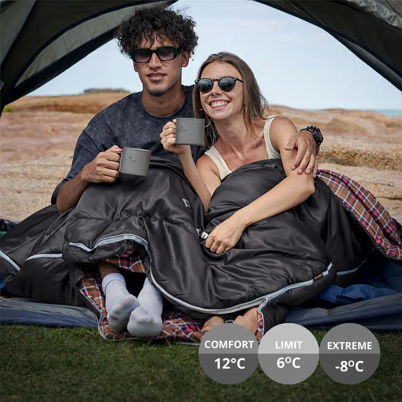 Sac de couchage Freespace Double 2 personnes Sac de couchage double -8°C 4/7
