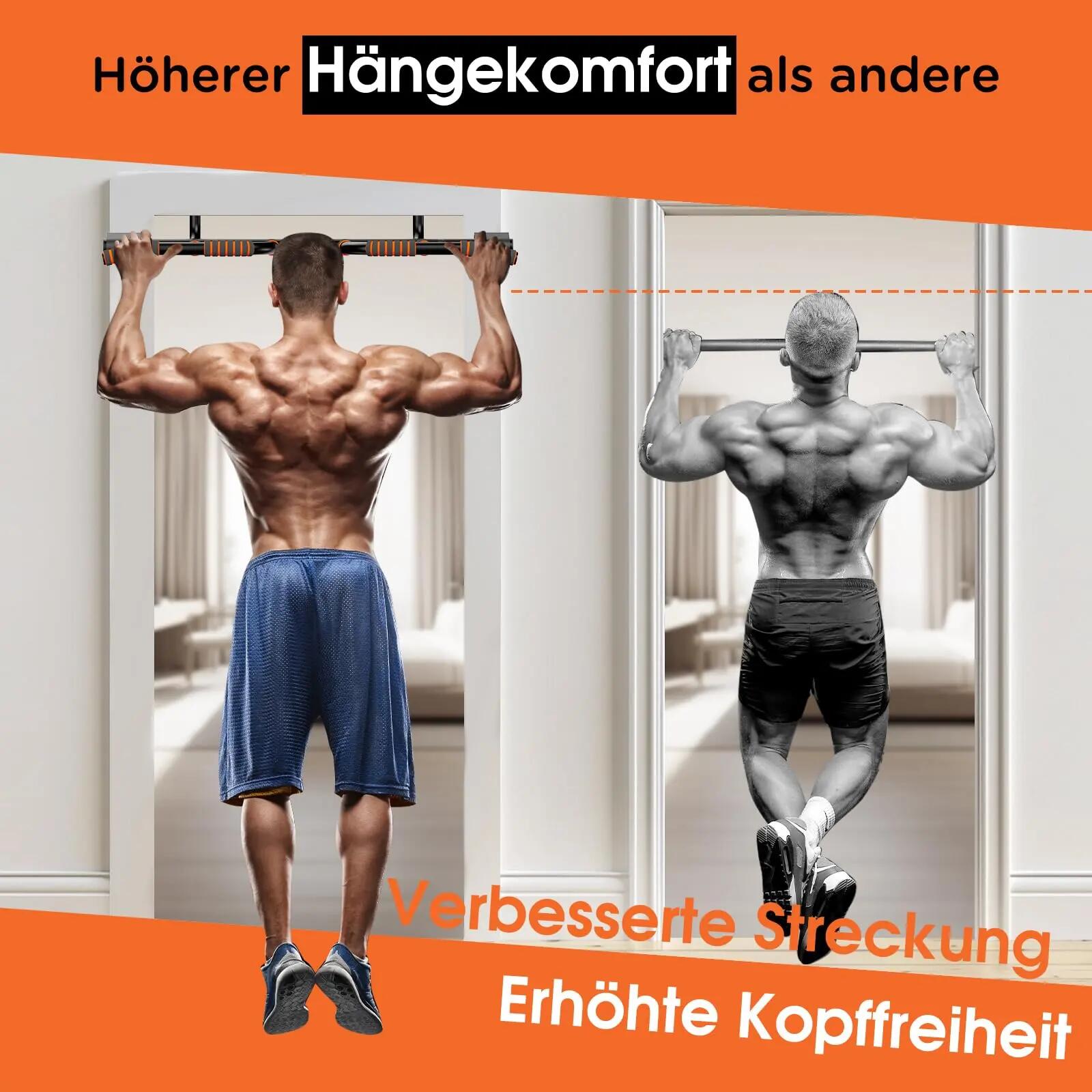 Klimmzugstange Türrahmen, 10 Griffe Pull Up Bar, bis 200 kg 2/7