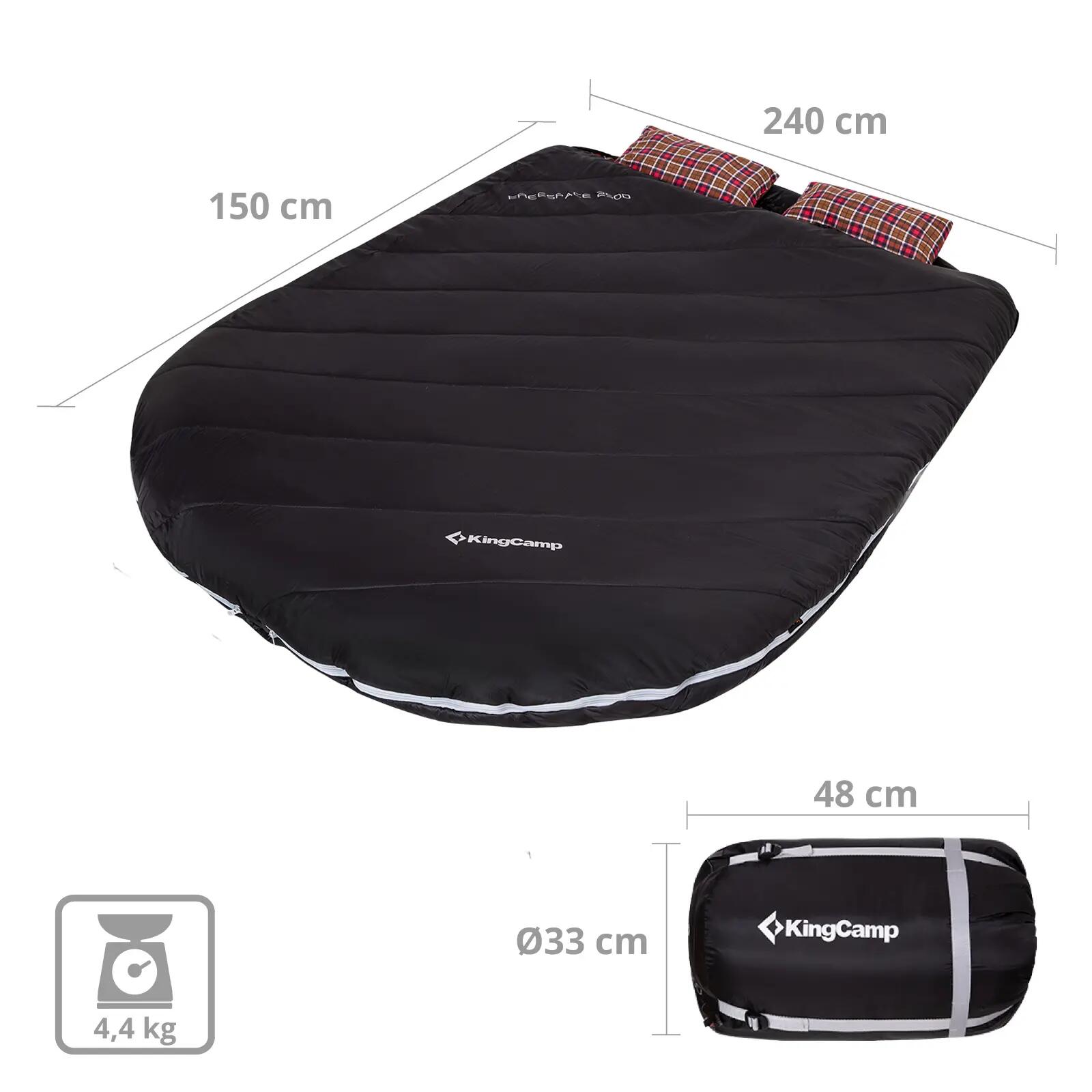 Sac de couchage Freespace Double 2 personnes Sac de couchage double -8°C 2/7