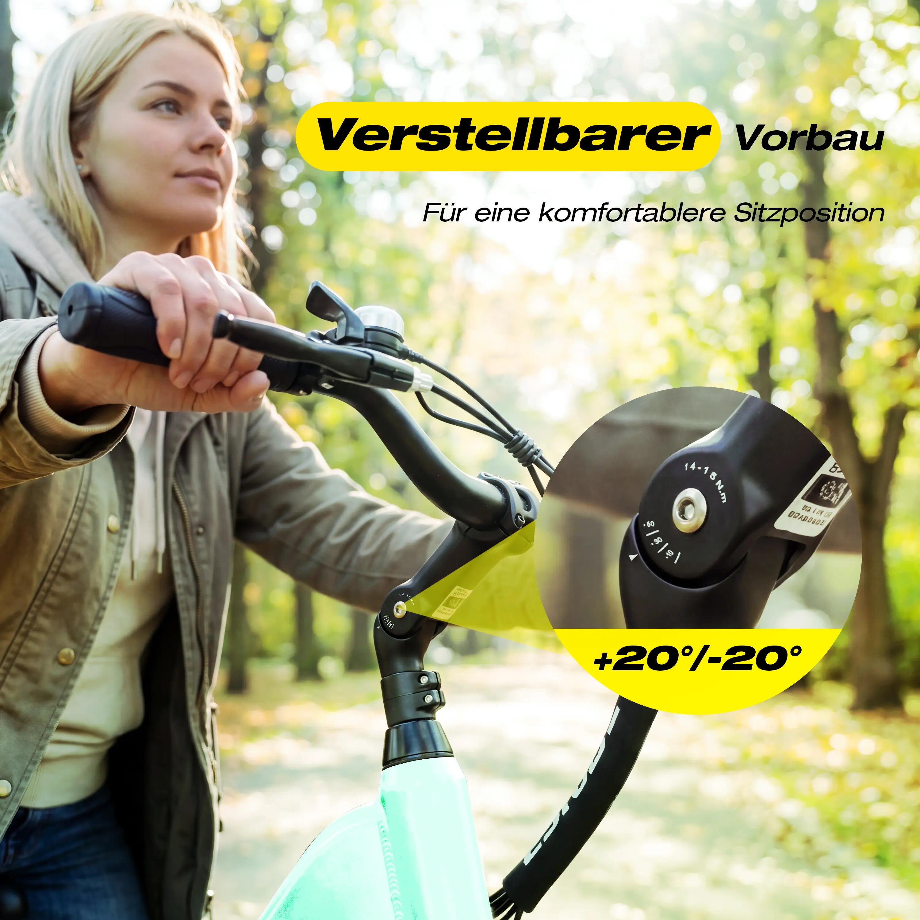 Vélo électrique urbain ESKUTE C202｜Batterie 48V 17.5Ah｜Pneu 26" 5/6