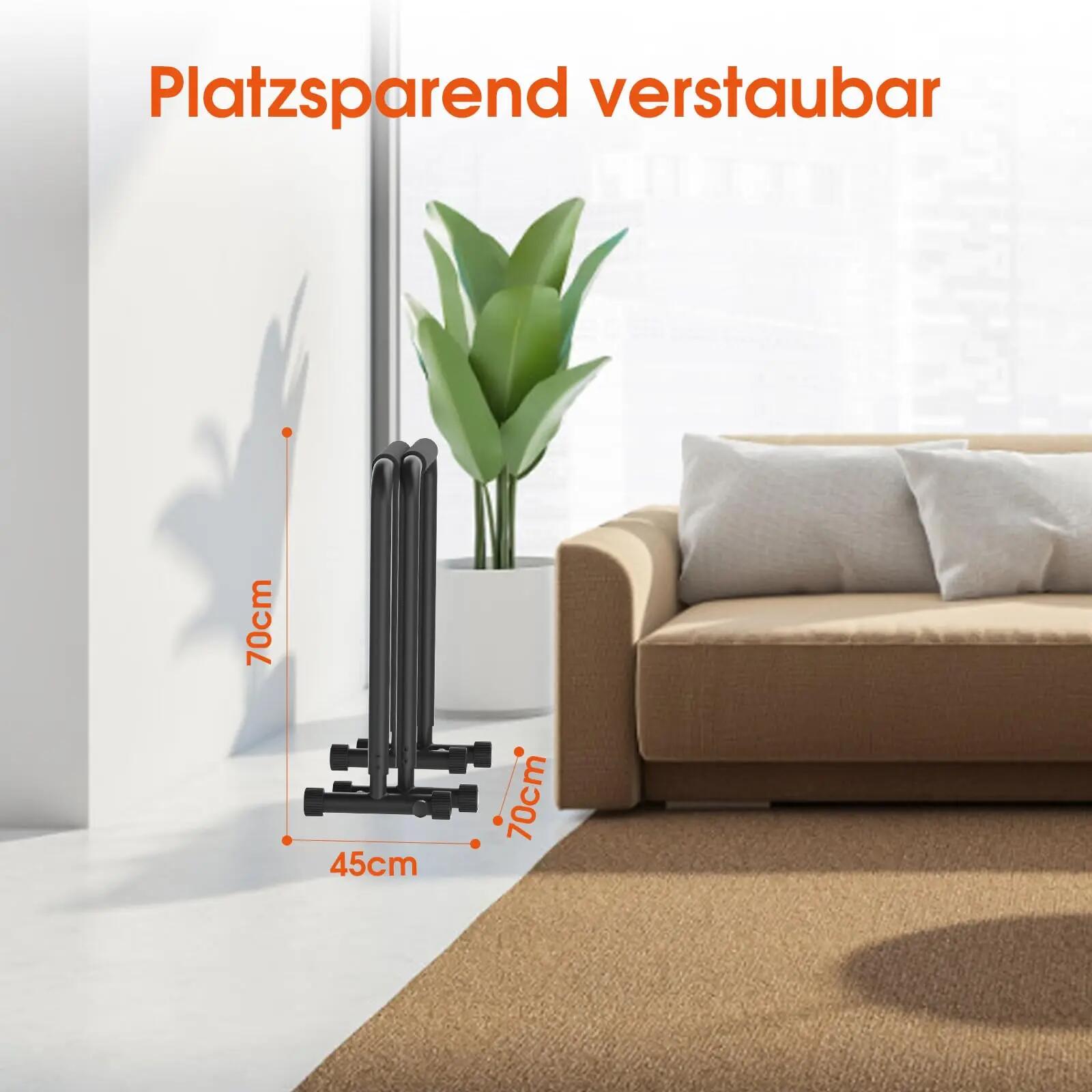 DH FitLife Dip Barren verstellbar 80–100cm, mit 2 Verbindungsstangen, 500kg 6/7