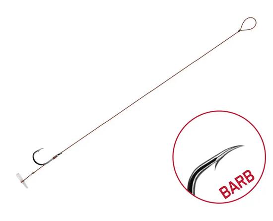 Bas de ligne Proxi Quickstop | 12cm / 0,10mm / BARB #6