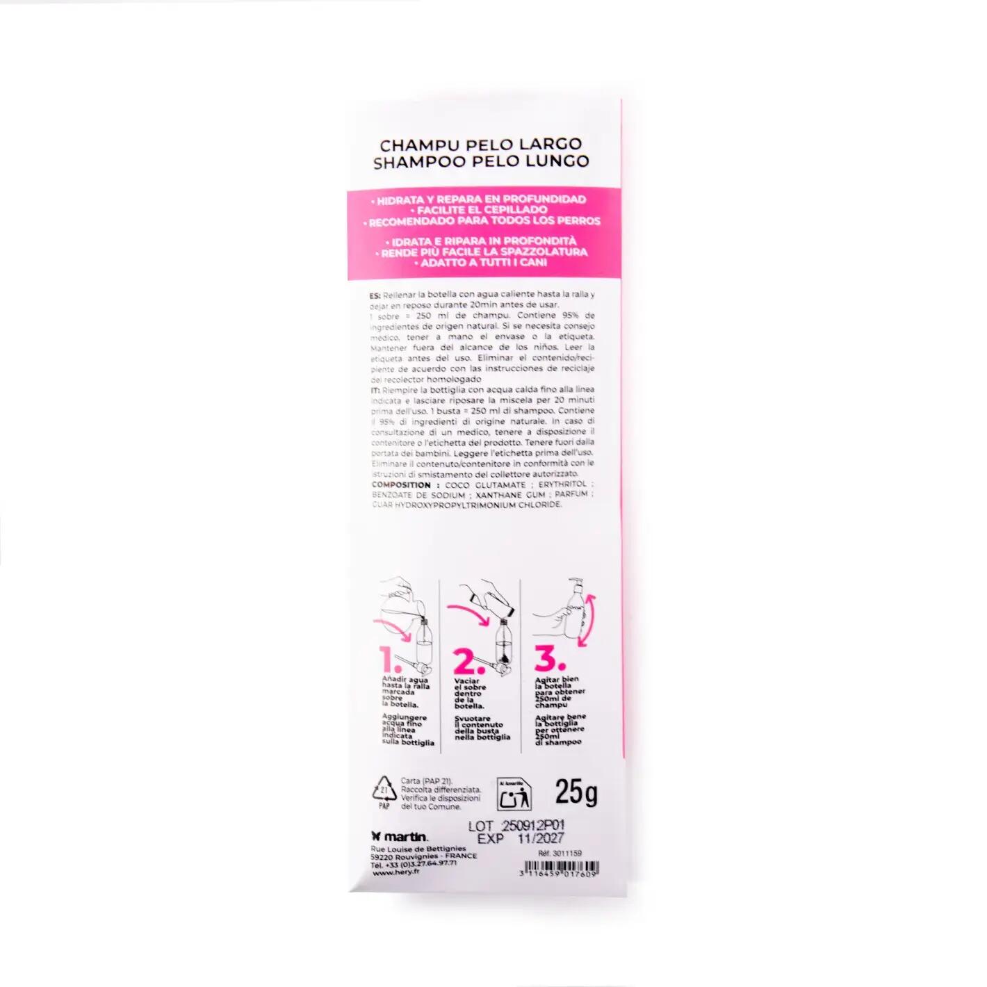 Shampoing pour chien en poudre Héry ES/IT SH 2/2