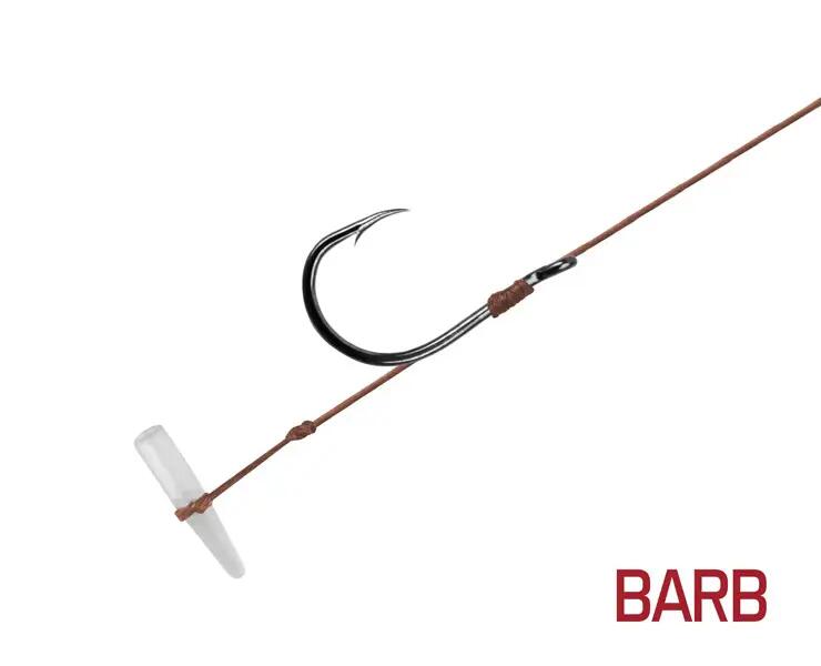 Bas de ligne Proxi Quickstop | 12cm / 0,10mm / BARB #6 2/3