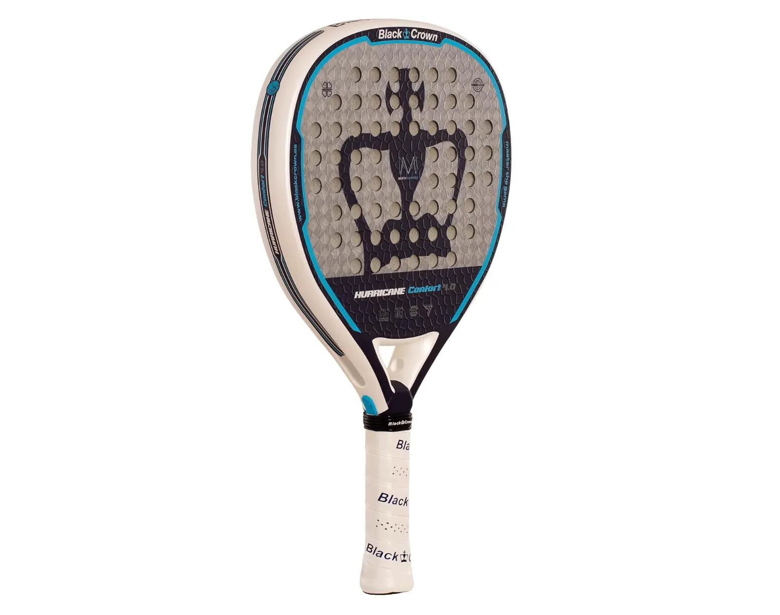 Adulto Padel Raquete 12K Alucarbon Controlo Hurricane Comfort 4.0 3/5