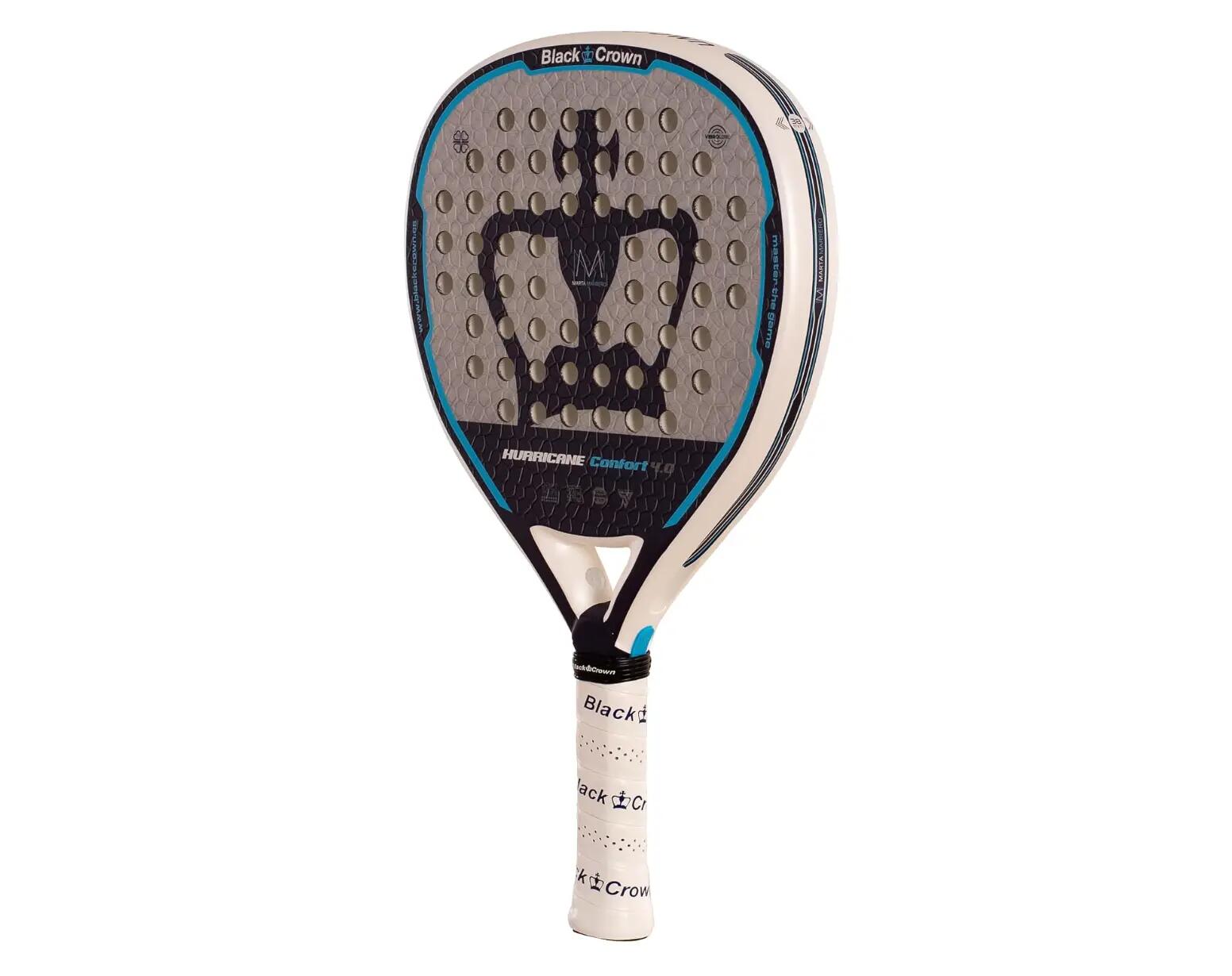 Adulto Padel Raquete 12K Alucarbon Controlo Hurricane Comfort 4.0 2/5