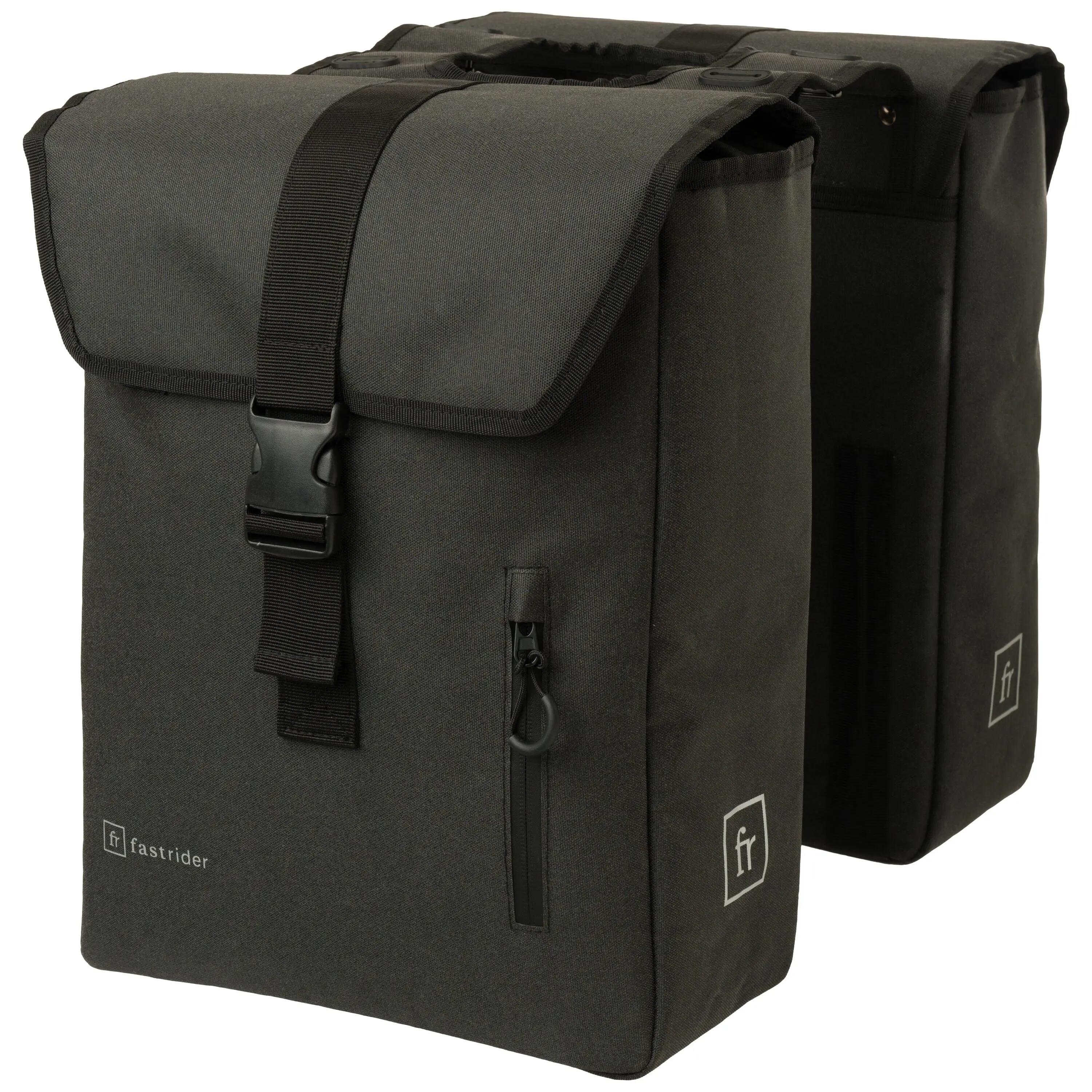 Fastrider glow double bag 28l black 1/3