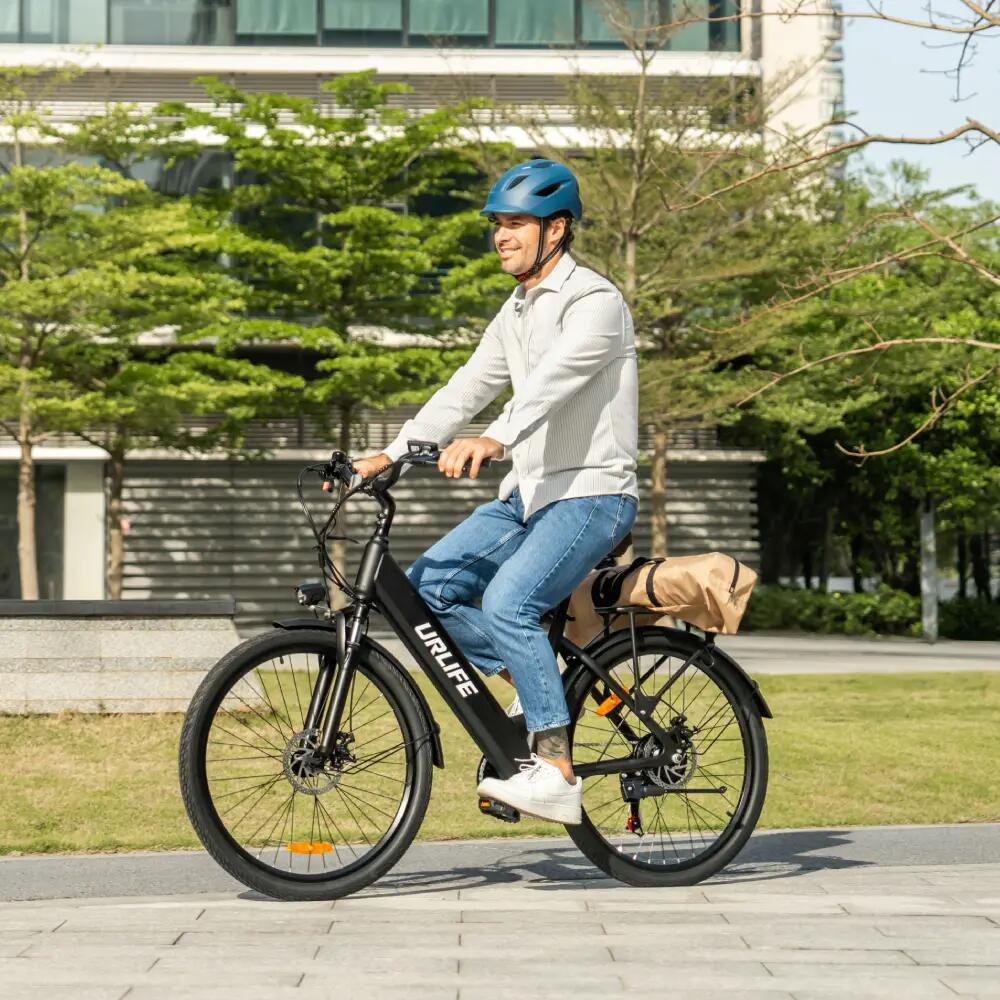 Bicicleta eléctrica urbana URLIFE E26 48V 10.4Ah batería extraíble adulto 4/14