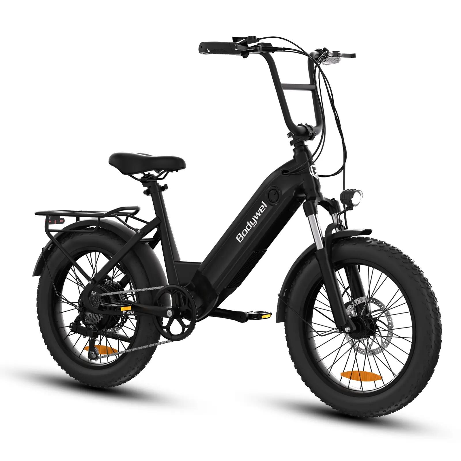Bicicletă electrică urbană pentru adulți BODYWEL F20 250W 48V13.5Ah anvelopă 20" 6/7