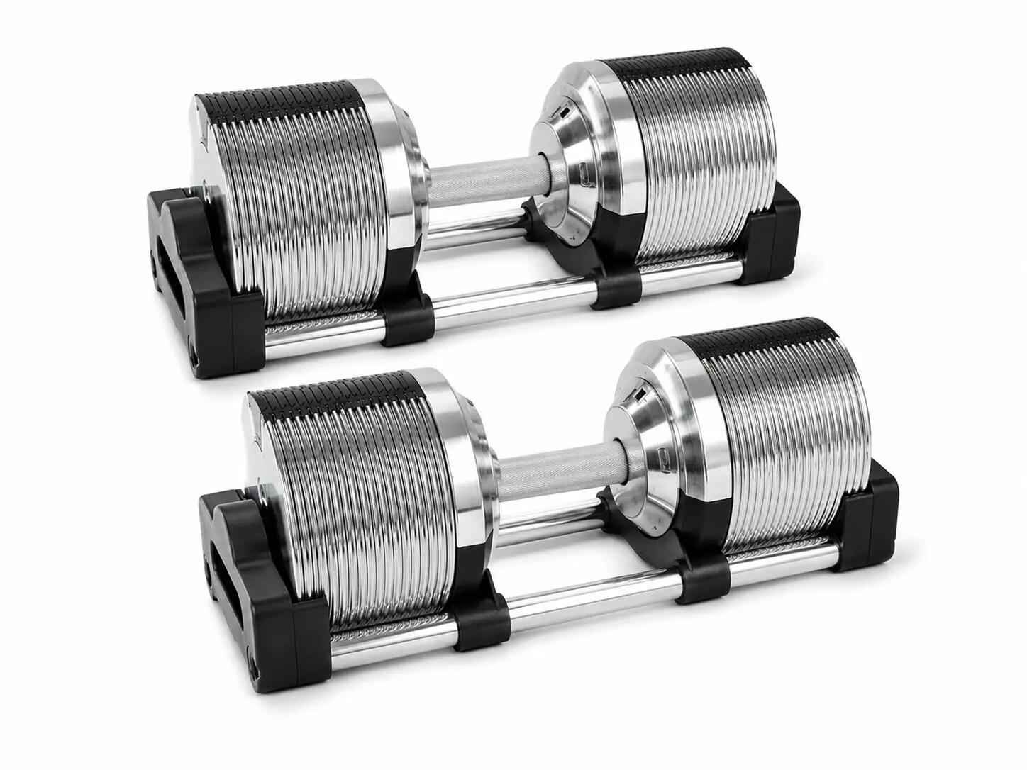 Coppia Manubri Pesi Palestra Casa Da 3 A 40 Kg – 38 Livelli Regolabili Set Con B 13/15