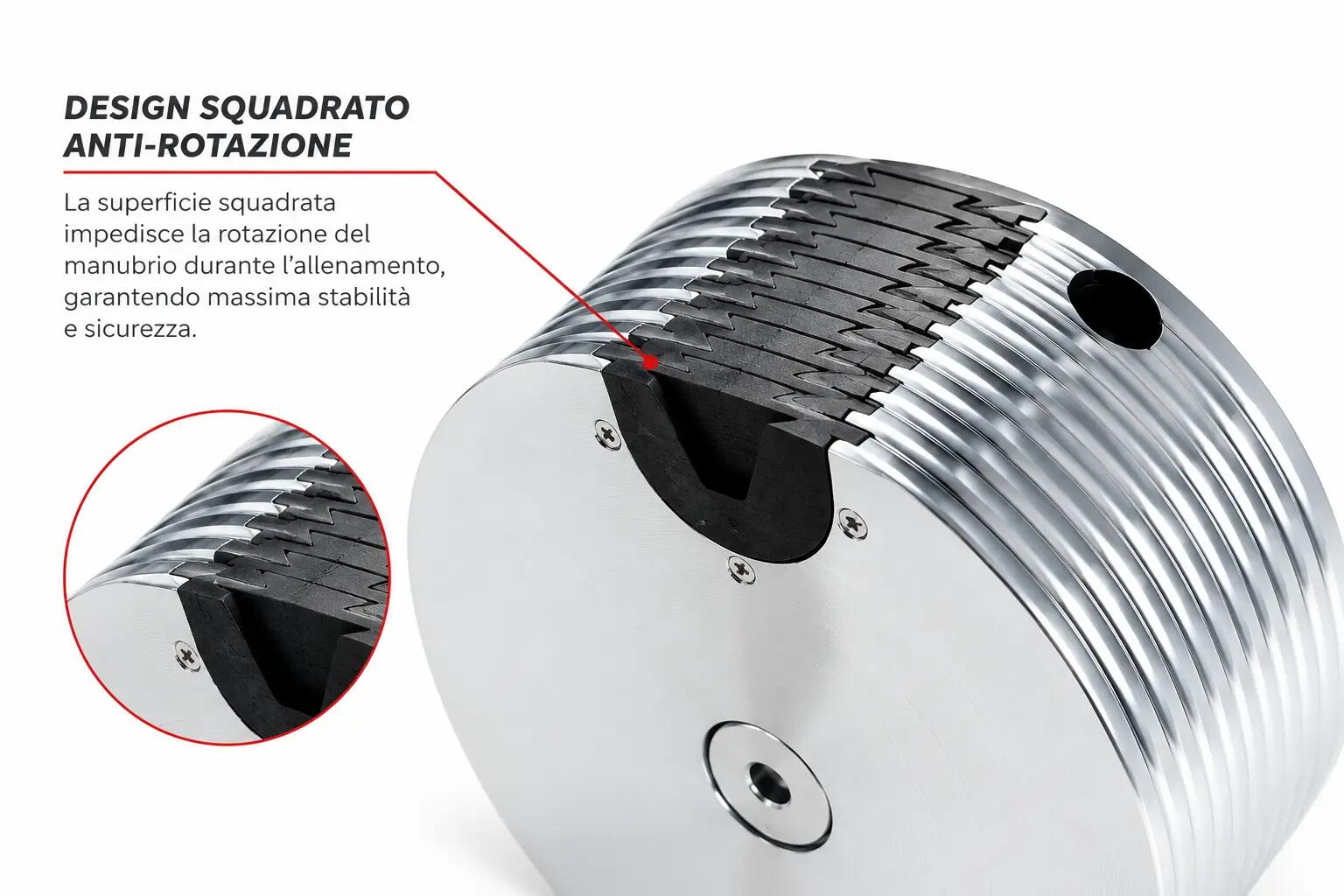 Manubrio Pesi Palestra Casa Da 3 A 40 Kg – 38 Livelli Regolabili Set Con Base 14/15