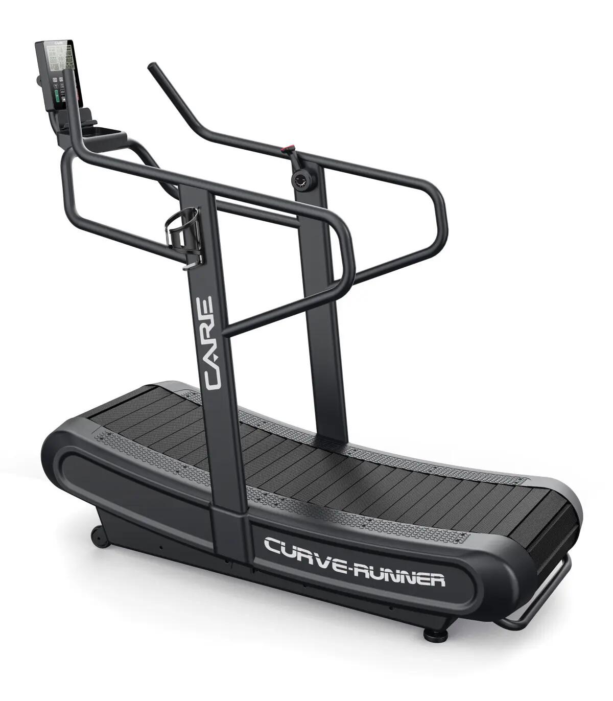 Tapis de course incurvé - CURVE RUNNER - CARE - connecté 1/11