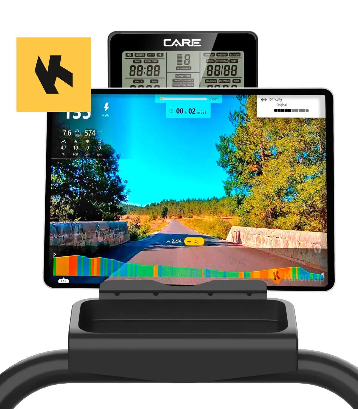 Tapis de course incurvé - CURVE RUNNER - CARE - connecté 5/11