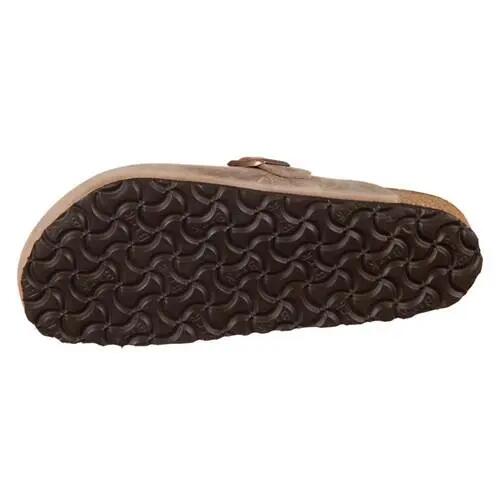 Scarpa universali donna Birkenstock Boston Tabacco Brown Leder Oil 5/5