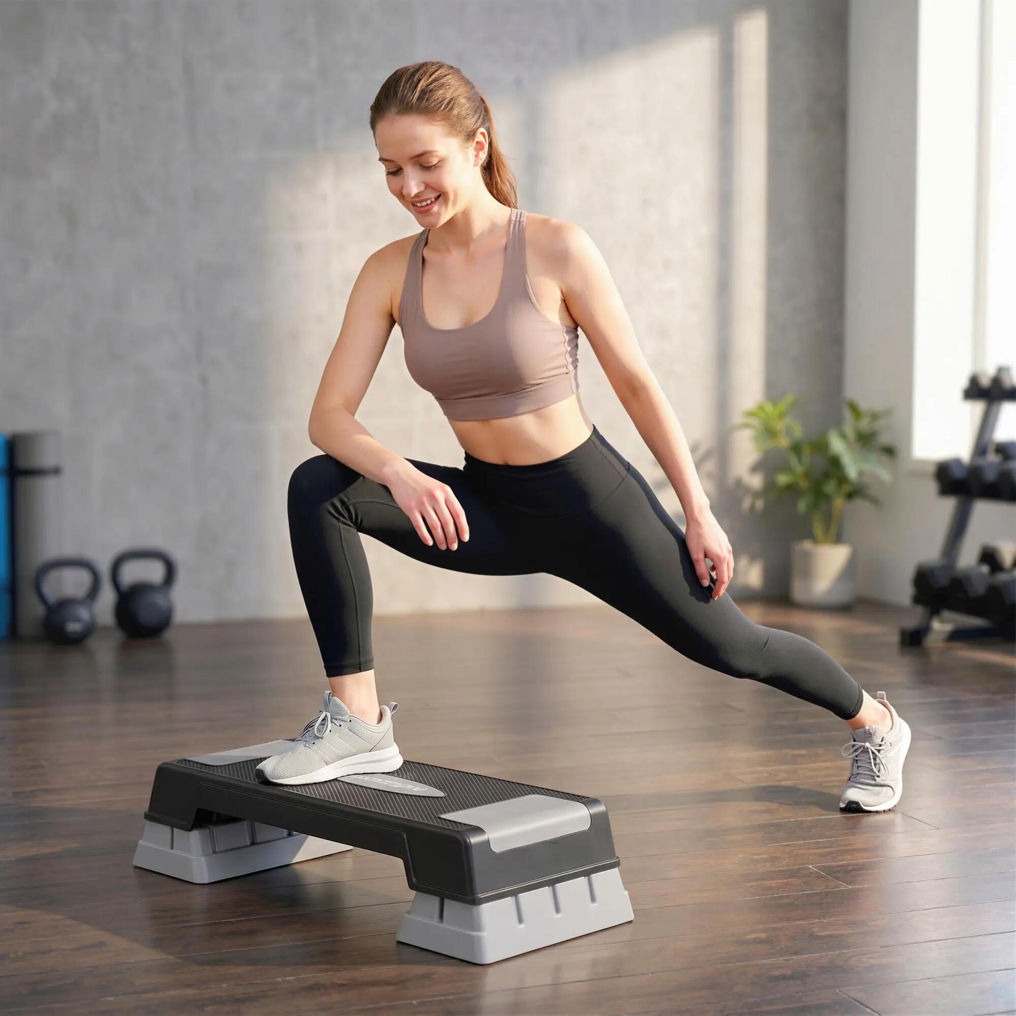 Step fitness aérobic hauteur réglable 3 niv. 4/5
