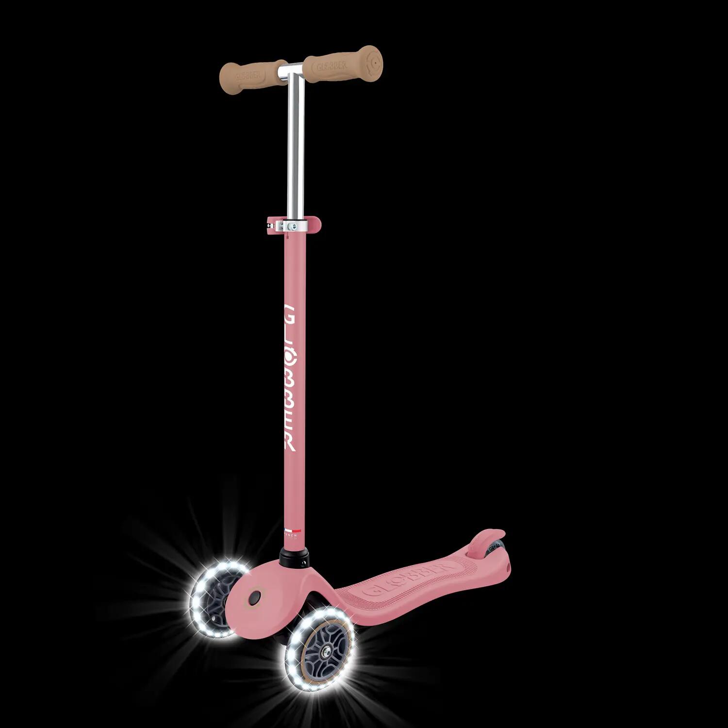 GLOBBER PRIMO SIGNATURE LIGHTS rosa, mit Leuchtrollen 7/7
