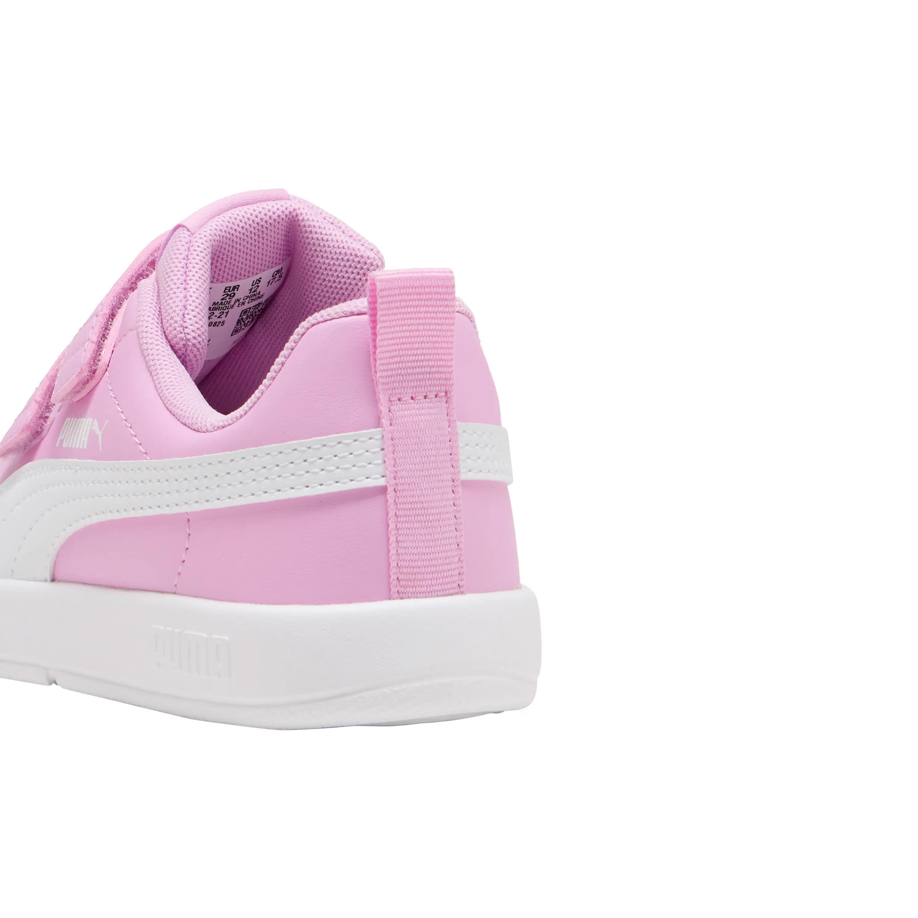 Basket Basse Enfant à Scratches Puma Courtflex V3 V PS - Femme 4/5