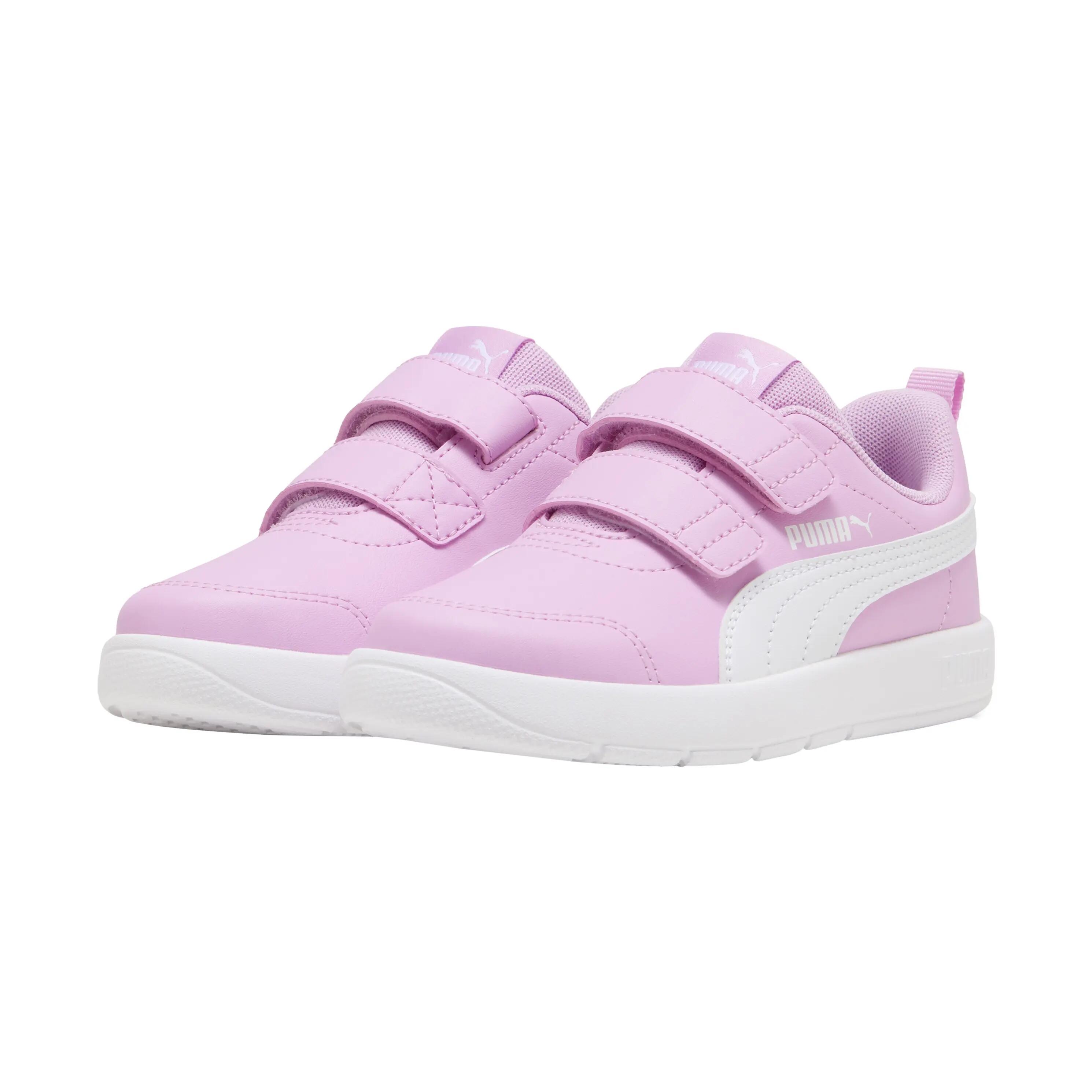 Basket Basse Enfant à Scratches Puma Courtflex V3 V PS - Femme 3/5