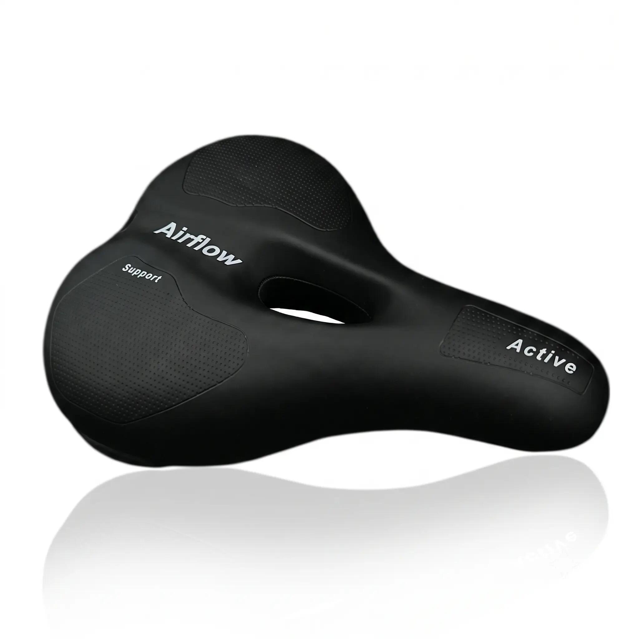 Fietszadel Heren Dames Fiets Comfort Essential Selle Zwart E-bike Stadsfiets 1/8