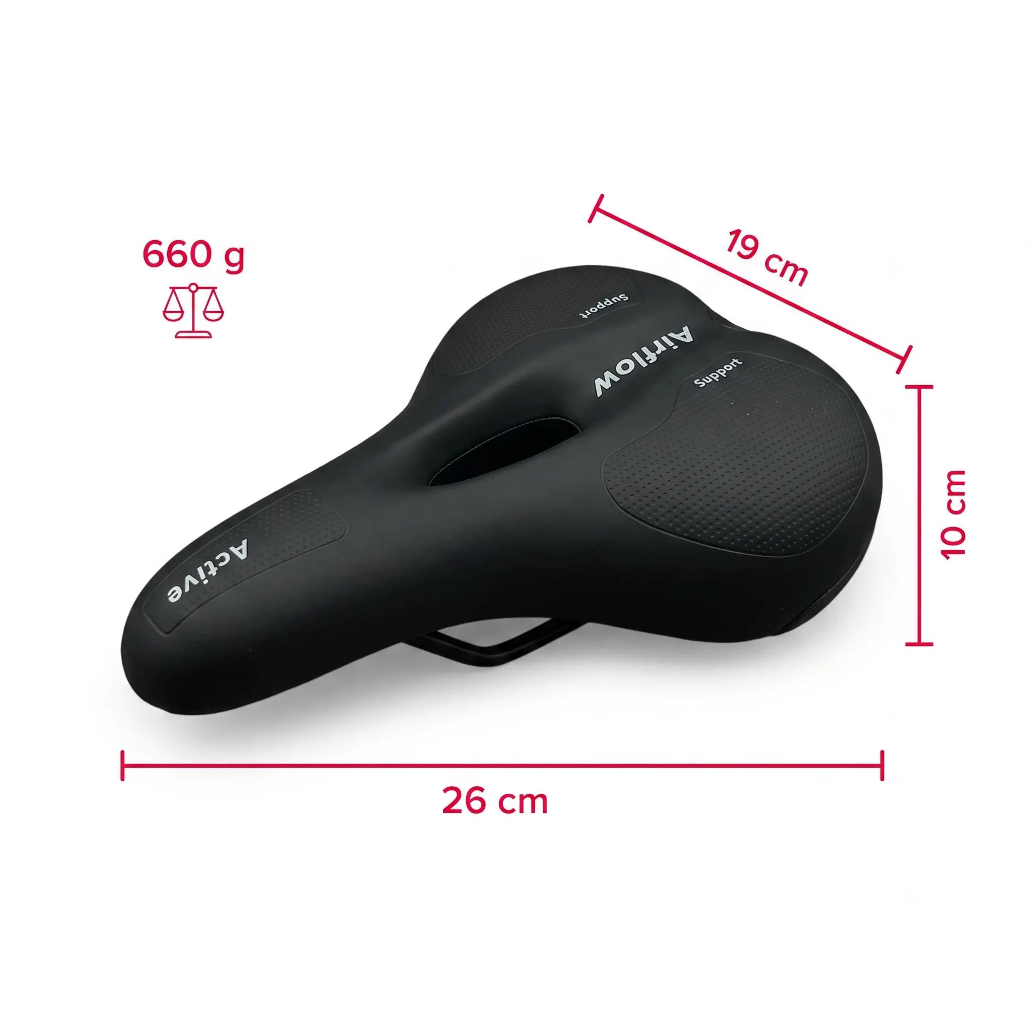 Fietszadel Heren Dames Fiets Comfort Essential Selle Zwart E-bike Stadsfiets 7/8