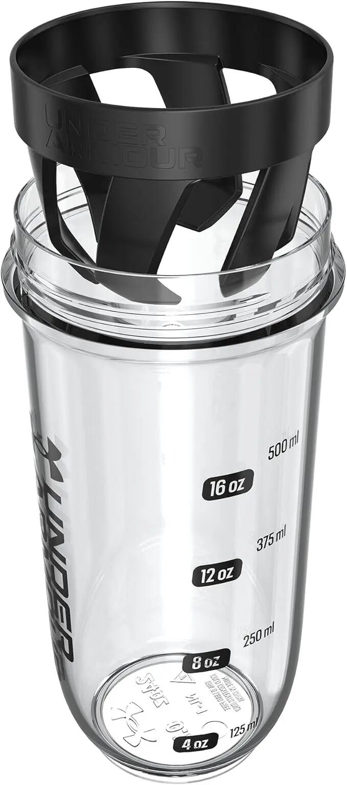 Shaker bidon treningowy czarny Under Armour UA Clarity 710ml Czarny ONE-SIZE 5/7