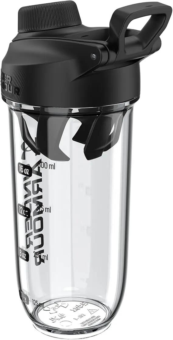 Shaker bidon treningowy czarny Under Armour UA Clarity 710ml Czarny ONE-SIZE 3/7