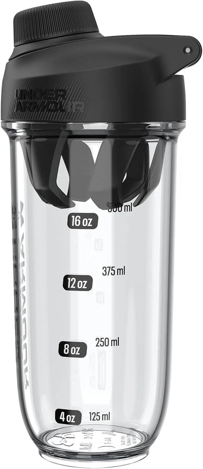 Shaker bidon treningowy czarny Under Armour UA Clarity 710ml Czarny ONE-SIZE 2/7
