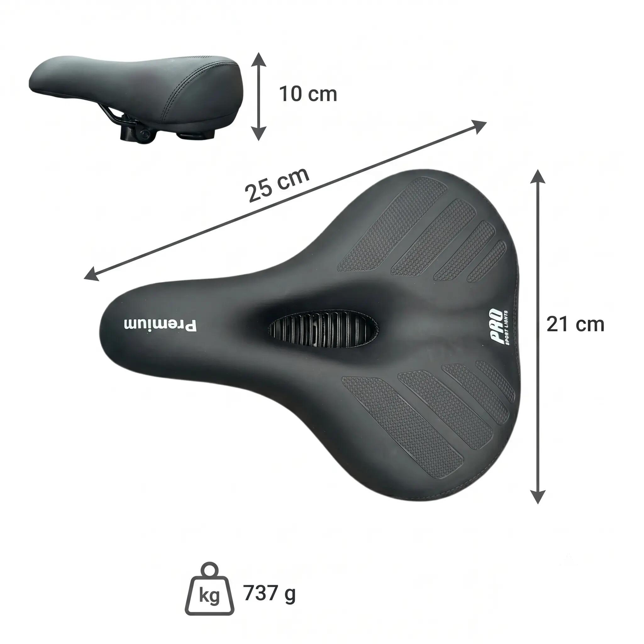 Fahrradsattel Damen Premium Schaumstoff Komfort Royal 5/6