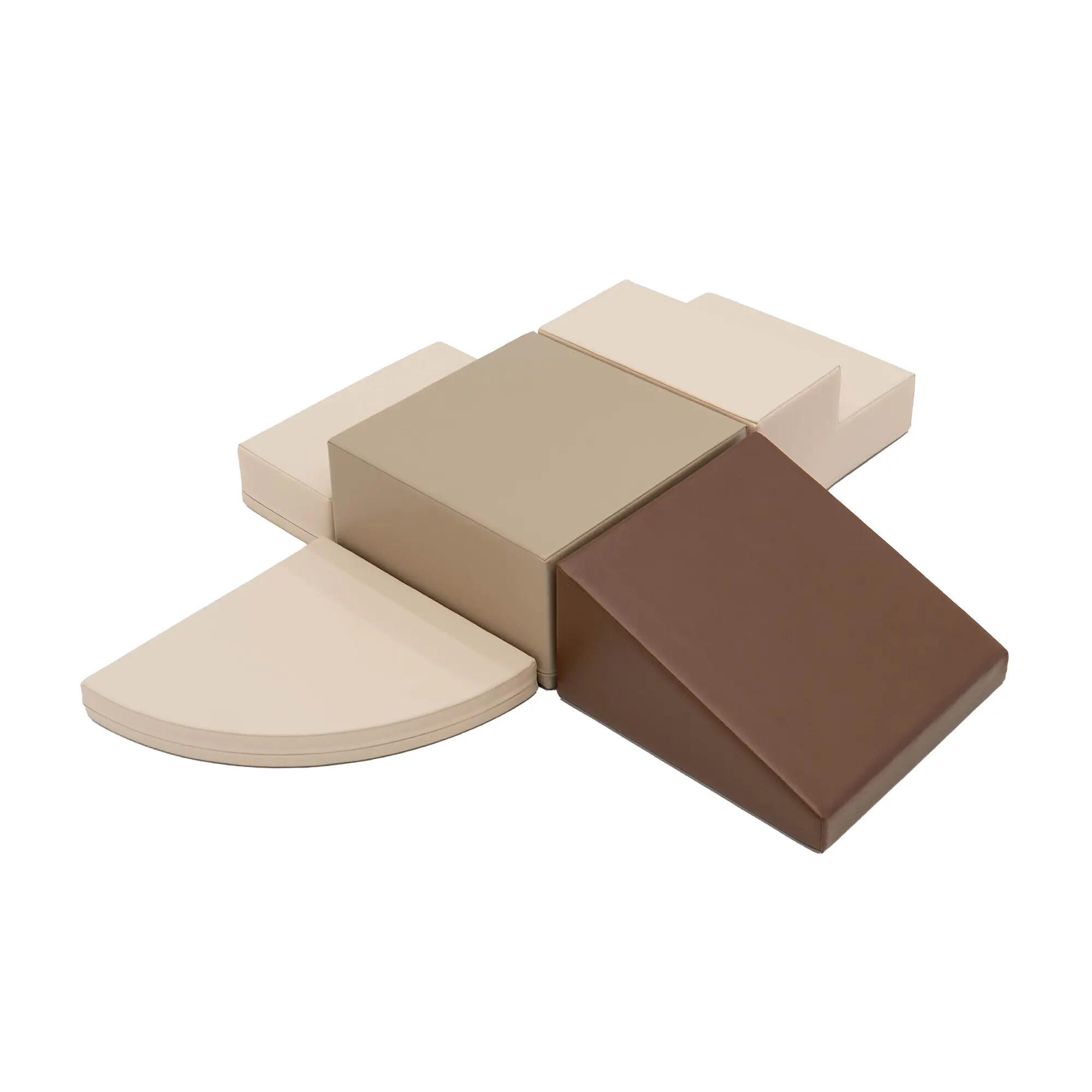 Module d'angle Chocolat et beige 3/6