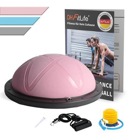 Balance Ball, Balance Board Halbkugel bis 200 kg, Ø 60 × 22 cm
