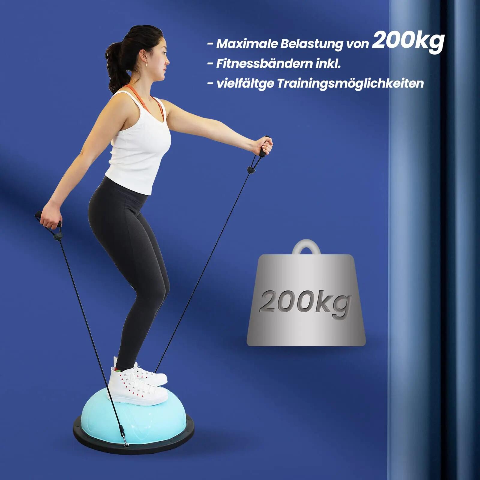 Ballon d’Équilibre Φ60x22cm Antidérapant, Charge 200 kg 4/6