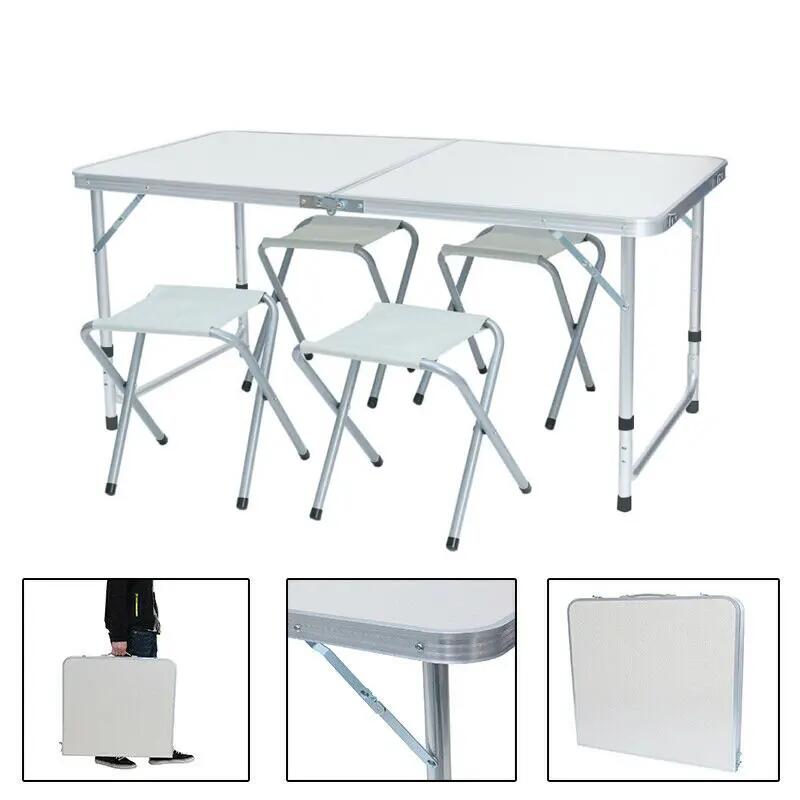 Kempingový stůl se 4 židlemi 2/7