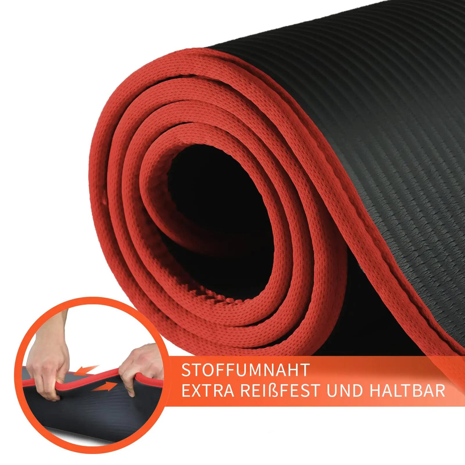 DH FitLife Fitnessmatte Sportmatte 183×61×1cm, dicke rutschfeste Yoga Matte 2/6