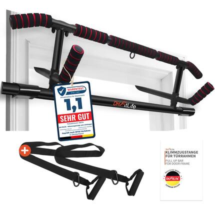 Klimmzugstange Türrahmen, 3-in-1 Pull Up Bar, bis 200 kg