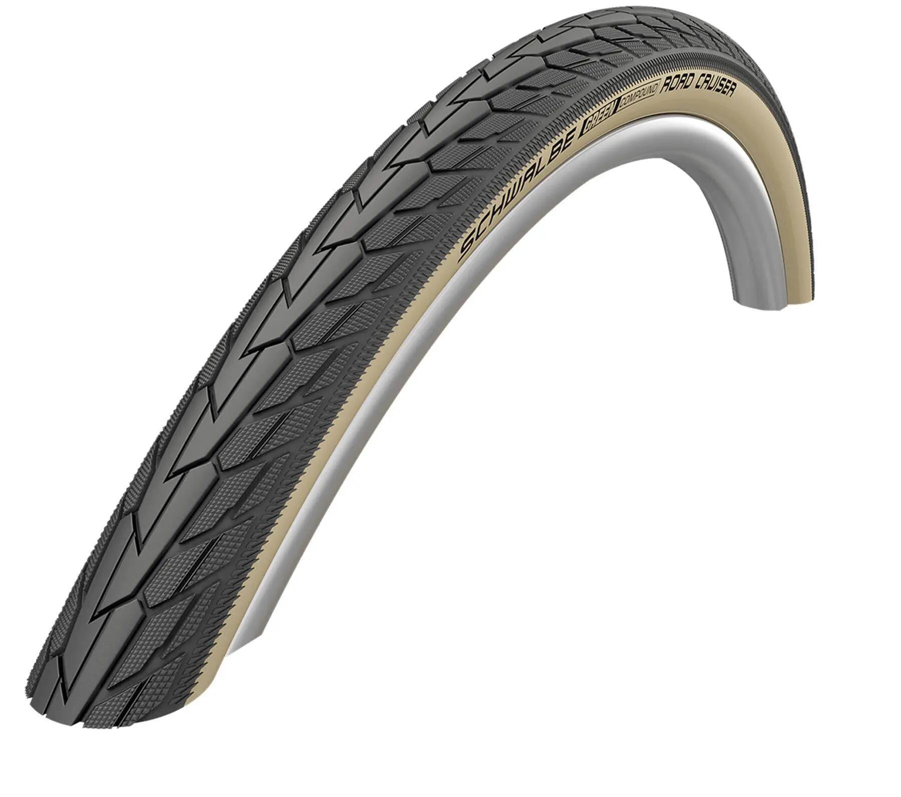 PNEU SCHWALBE ROAD CRUISER 28x1.25/700x35C K-GUARD GREENCOMP. HS484 TWINSKIN RIG 4/7