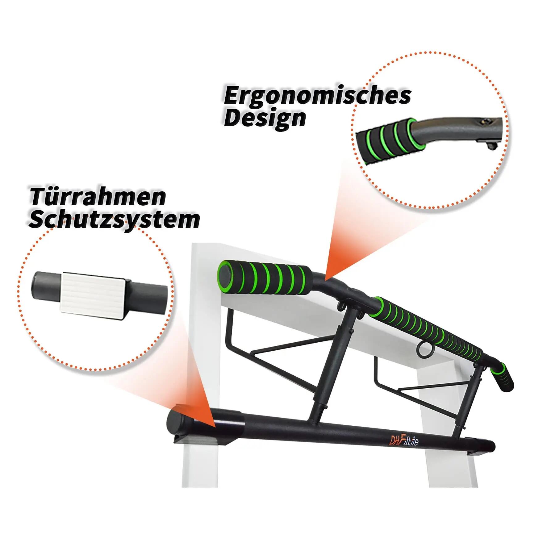 Klimmzugstange Türrahmen, 3-in-1 Pull Up Bar, bis 200 kg 3/6