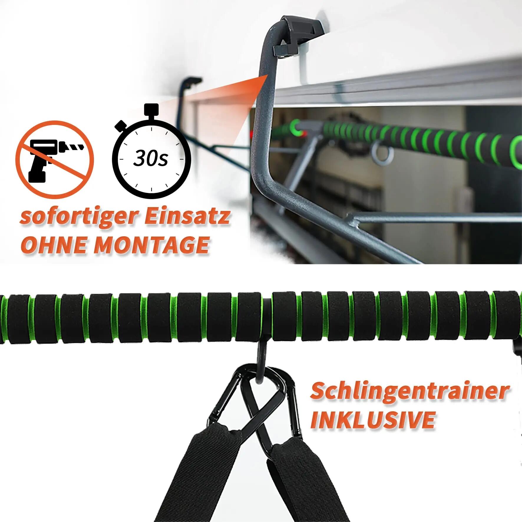 Klimmzugstange Türrahmen, 3-in-1 Pull Up Bar, bis 200 kg 2/6