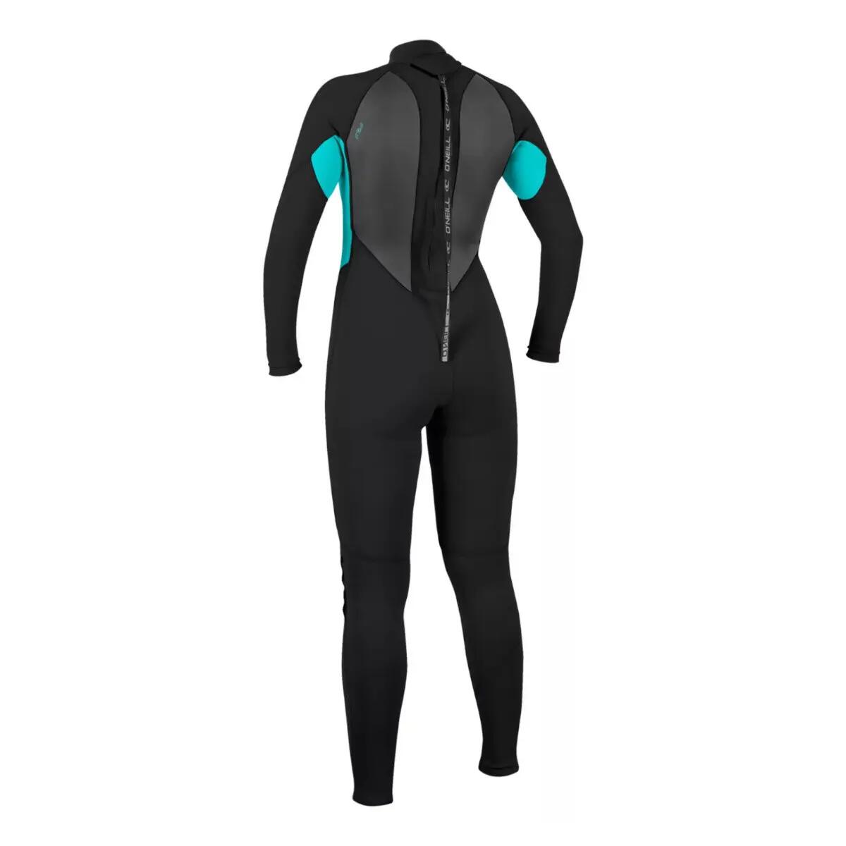 Pianka ONeill Wms Reactor-2 3/2mm Back Zip Full Black Light Aqua 2026 3/4