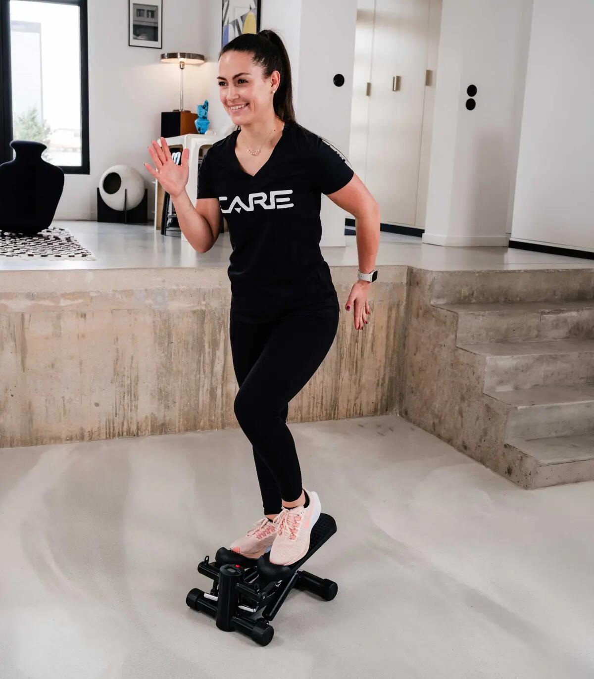 Mini stepper met teller en weerstandsbanden - CARE - SM-842 6/10