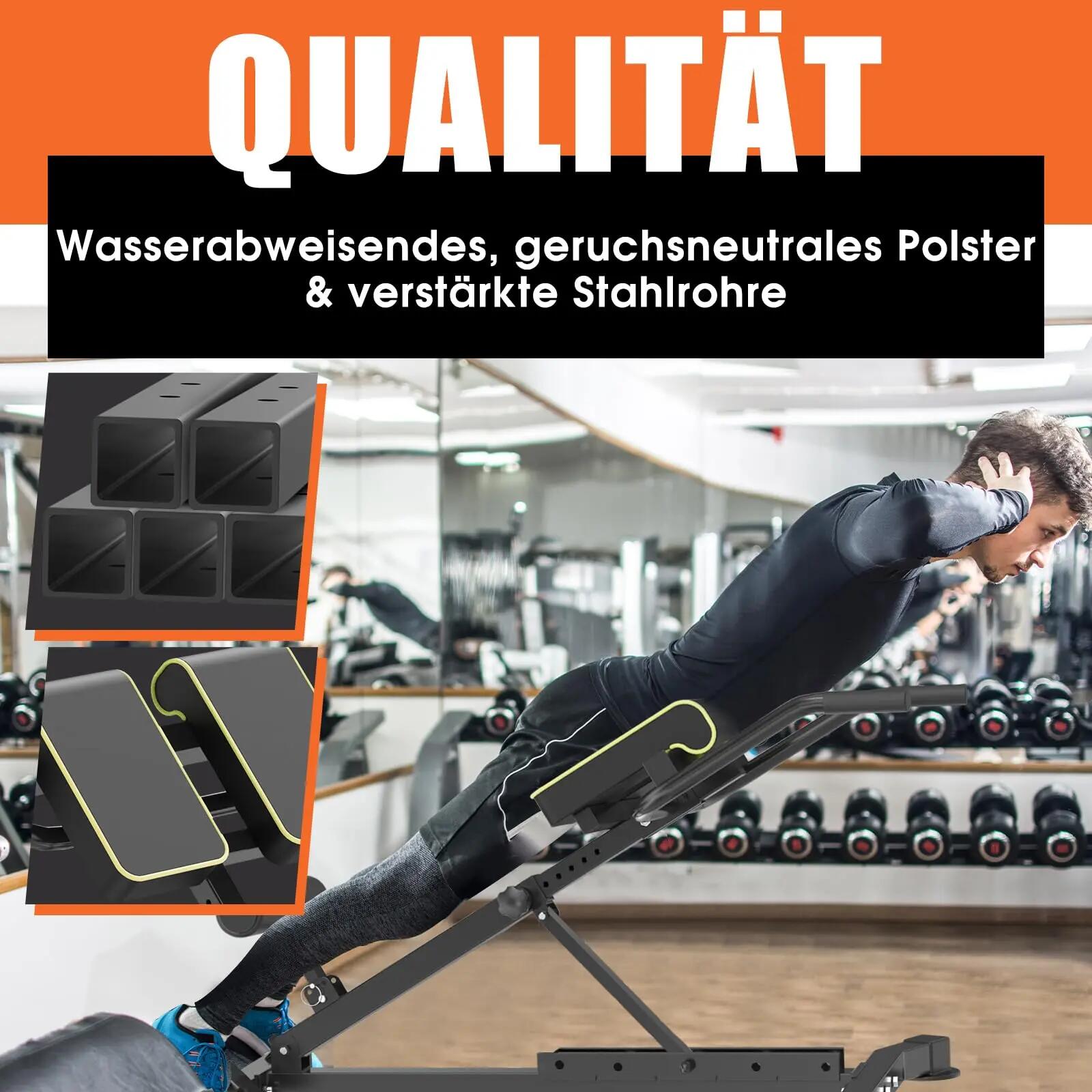 Rückenstrecker, 5-in-1 Hyperextension Rückentrainer bis 150 kg 7/7