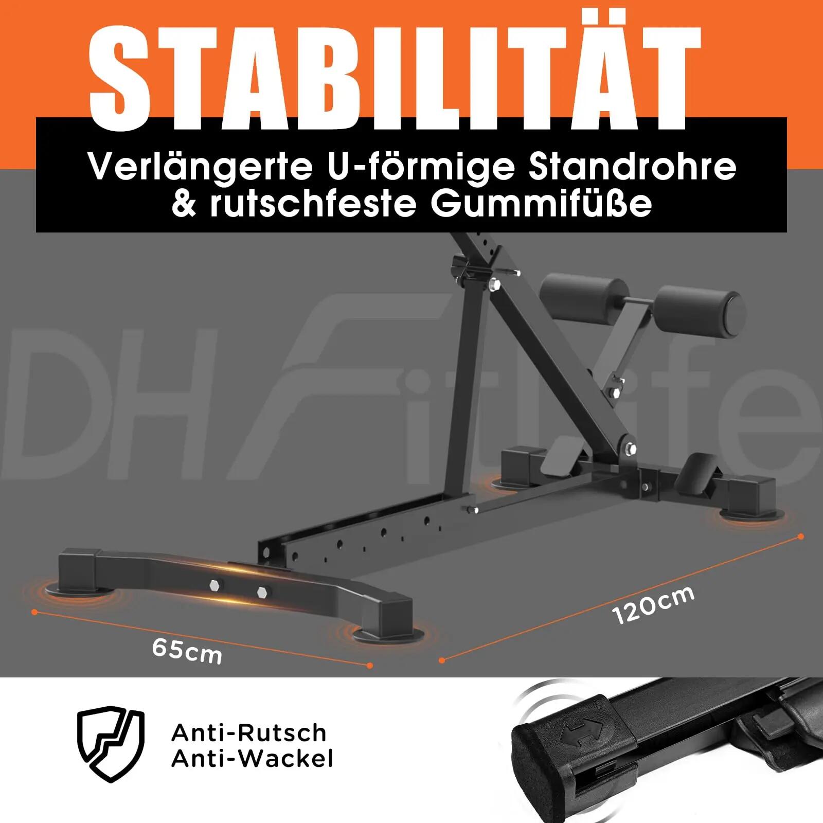 Rückenstrecker, 5-in-1 Hyperextension Rückentrainer bis 150 kg 6/7