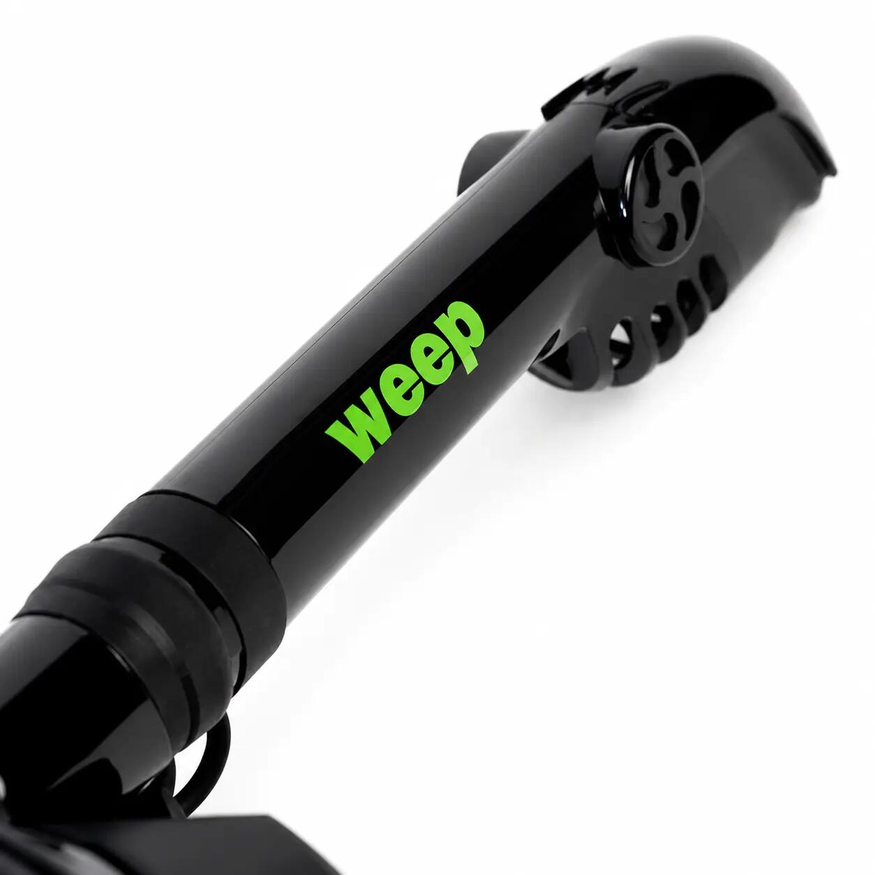 Celobličejová maska na šnorchlování Weep LG Pro – Černá (180° HD) 10/11