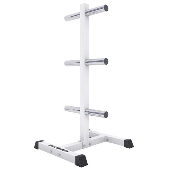 RACK DE RANGEMENT POUR POIDS DISQUES 50/51 MM | MUSCULATION | COULEUR NOIR OU BL