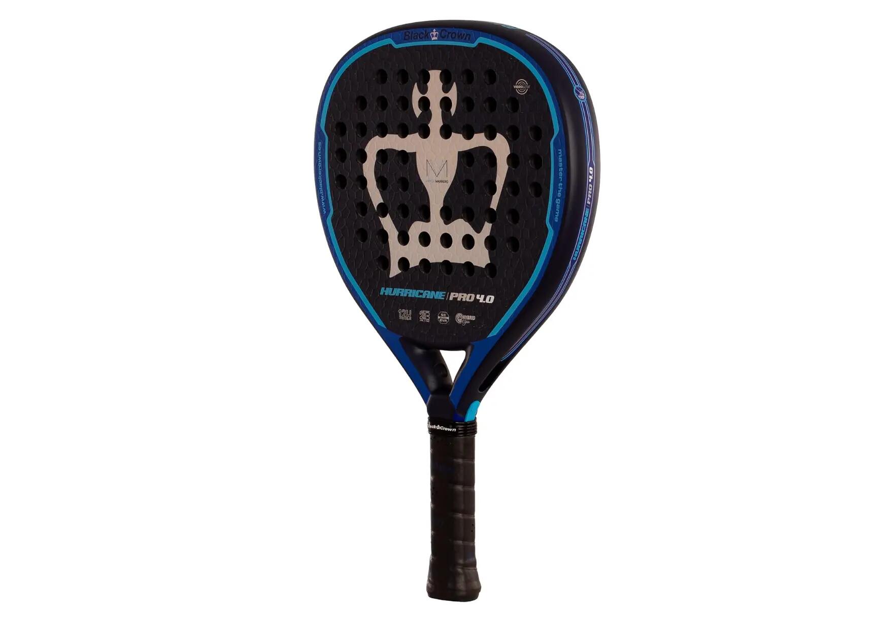 Adulto Padel Racchetta Carbonio 12K Power Manico Lungo Hurricane Pro 4.0 3/5