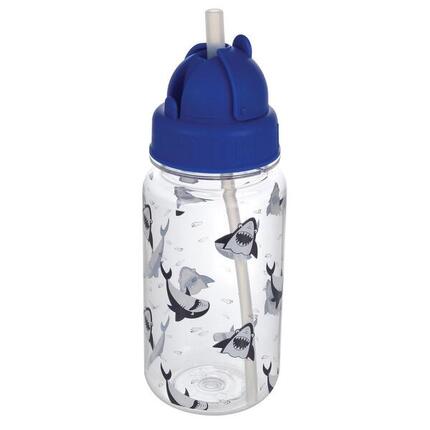 Wasserflasche "Tritan", Haifisch, 300ml Damen und Herren Transparent/Admiral B
