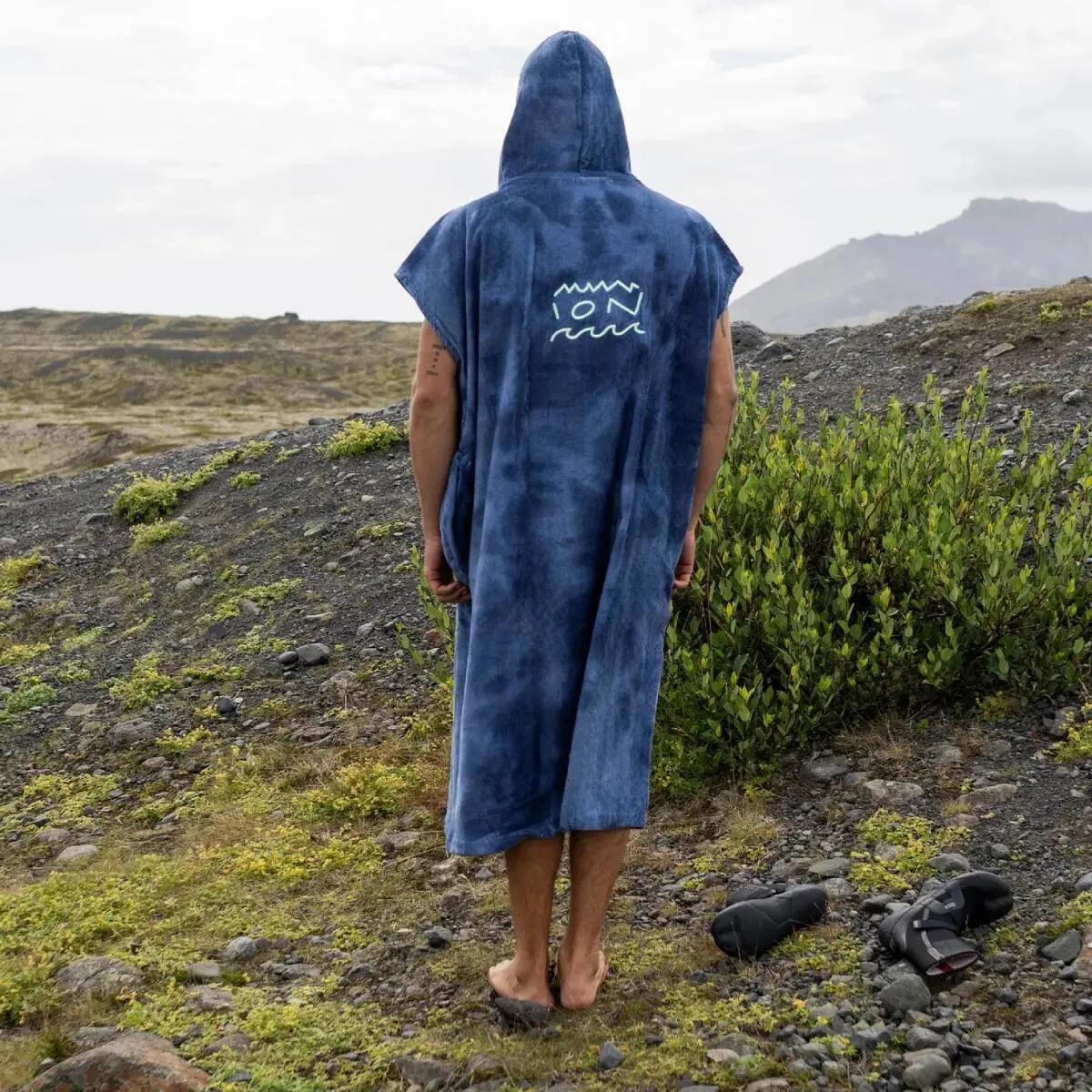 Poncho dla dorosłych ION Tiedye Blue 4/4