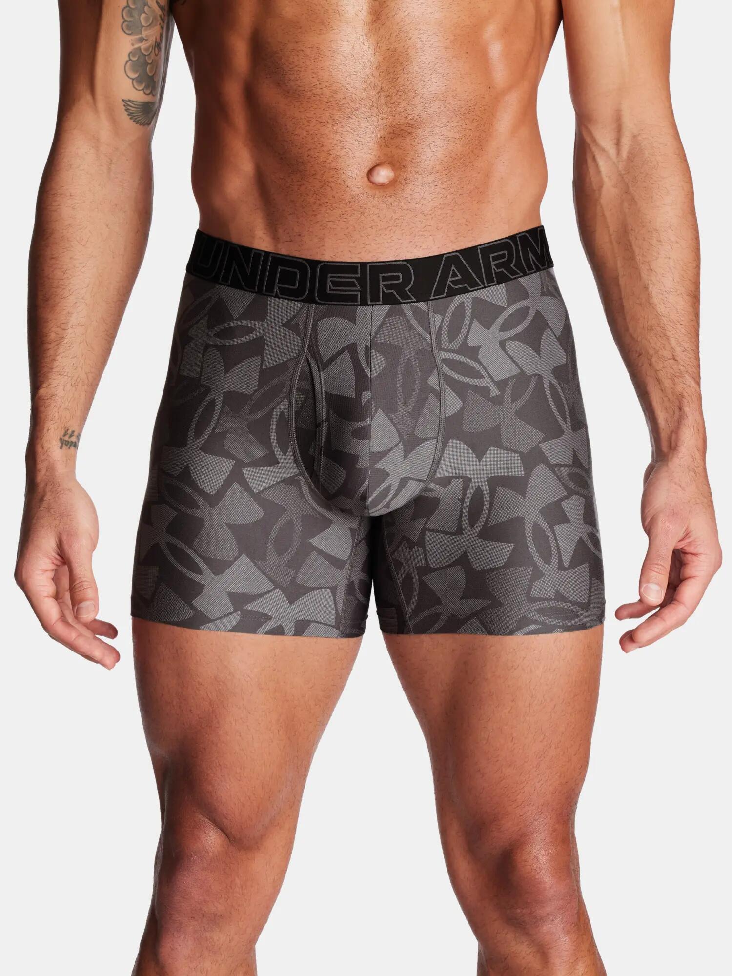 Boxers Under Armour hombre 3-pack performance 6in gris 2/3