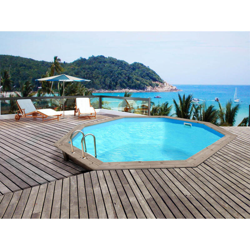 Piscina de madera "Venecia" - 5.80 x 1.31m