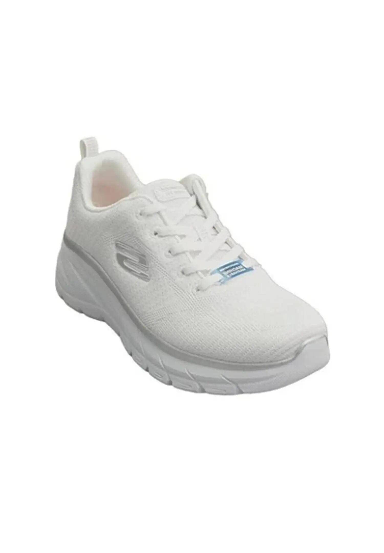 Skechers Damen Fashion Fit 2.0 Moonlight Glow Sneaker White Silver 5/5