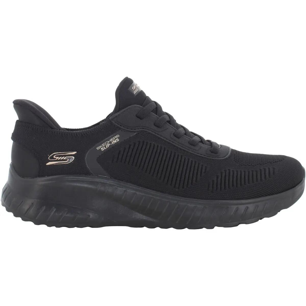 Turnschuhe Skechers Bobs Squad Chaos - C, Schwarz, Damen 6/6